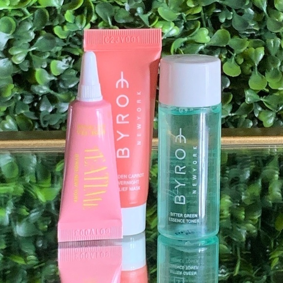 Byroe Rose Tea Eye Cream, Bitter Green Essence, Golden Carrot Mask NEW | Bundle - Picture 8 of 10